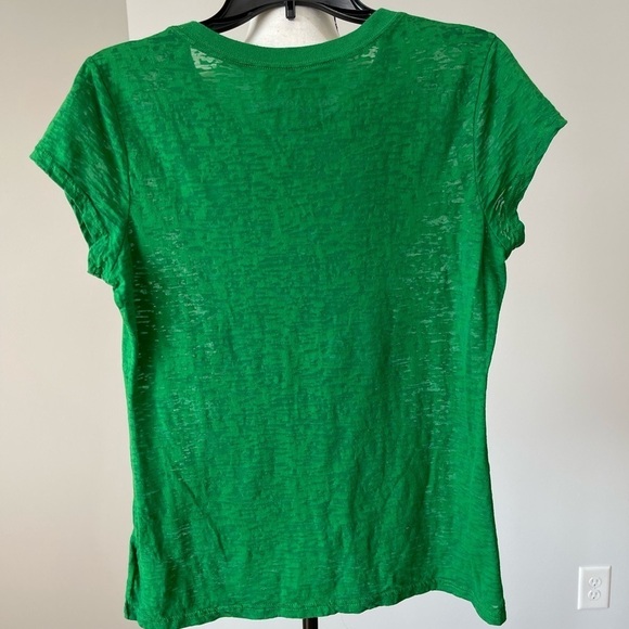 Rocker Girl Burnt out cap sleeve St. Patrick day shamrock Irish Tee Shirt Jr XXL - Picture 2 of 12